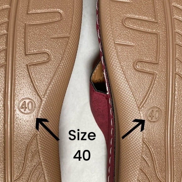 NEW Brick Red Sandals - Picture 11 of 15